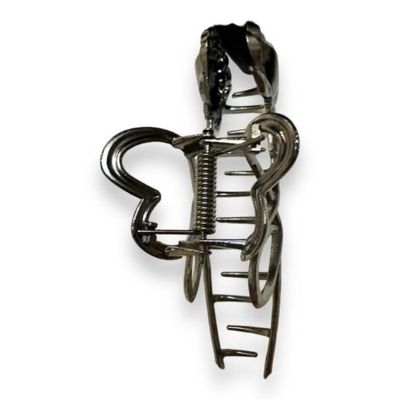 Steel Rose Claw Clip - Picture 6 of 6